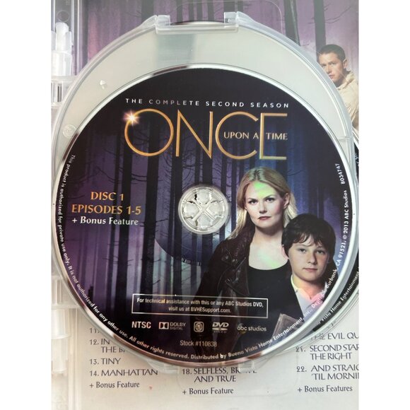 Once Upon A Time The Complete Second Season 2013 DVD Drama Fantasy Pre-Owned - Picture 9 of 10